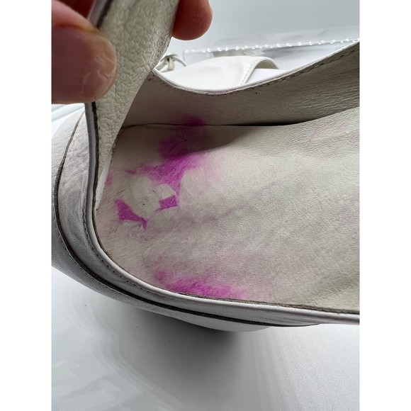 jeffrey campbell Havana Last platform heel white open toe High Heel Platform 5” - Picture 10 of 12